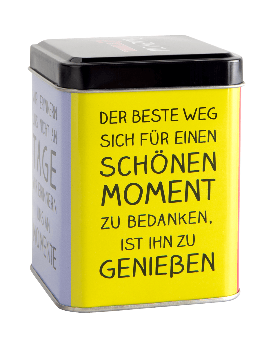 Teedose Momente 100g gefüllt Teedose Momente 100g gefüllt