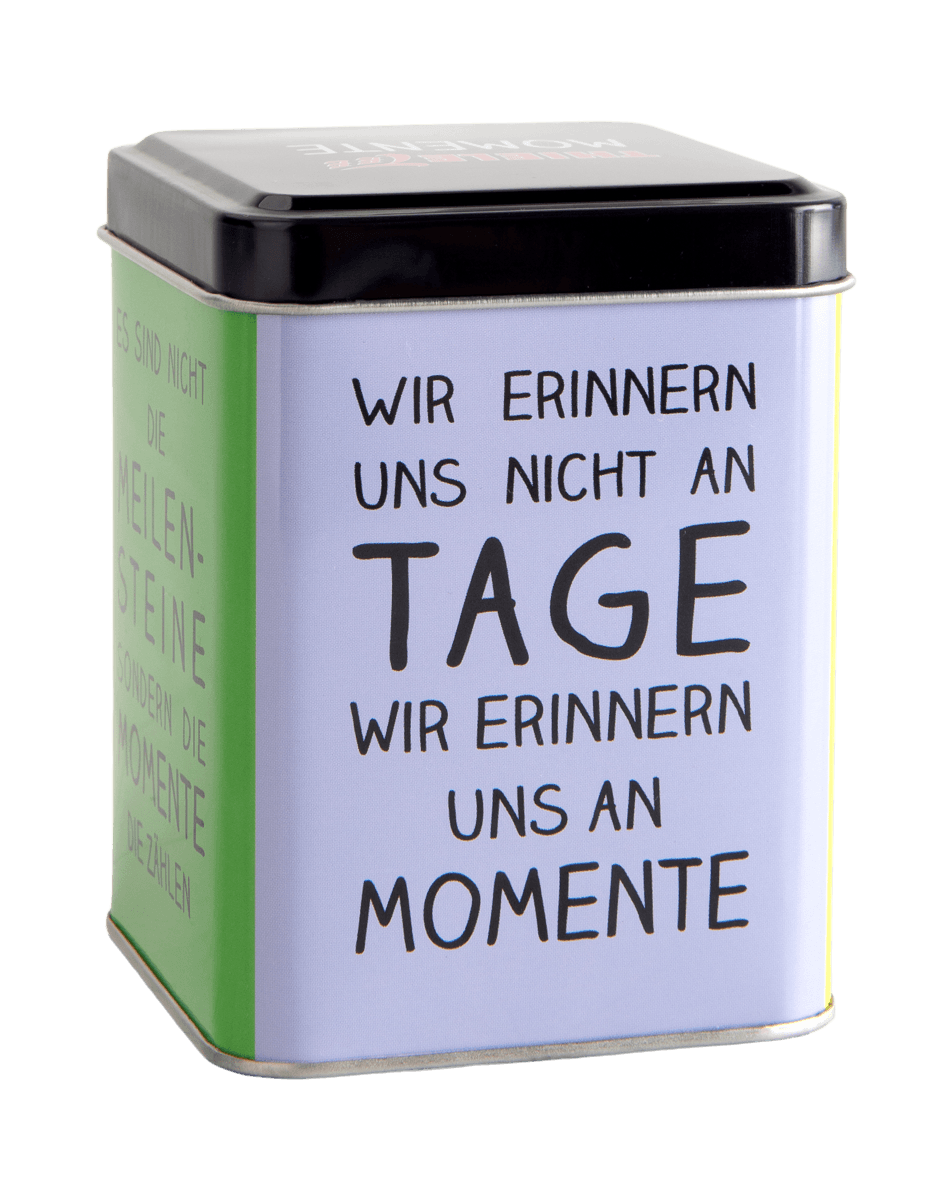 Teedose Momente 100g gefüllt Teedose Momente 100g gefüllt
